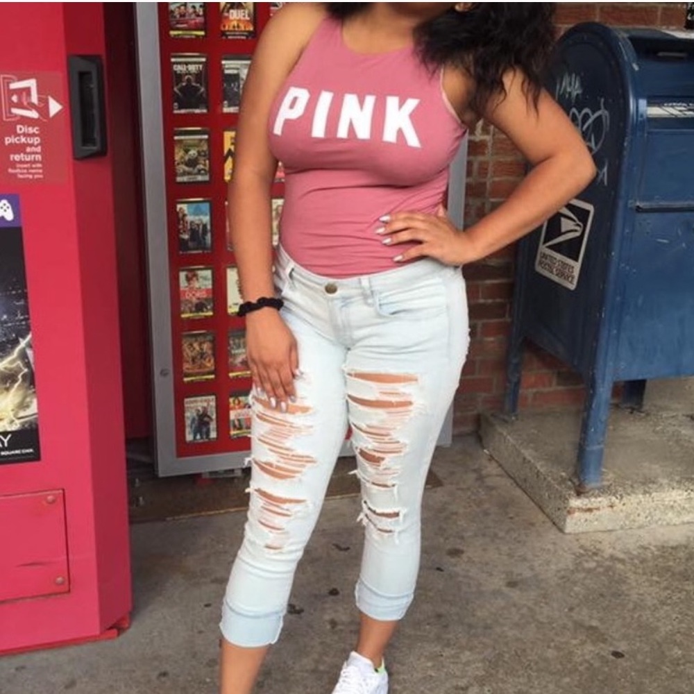 Pink bodysuit